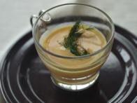 にんじんとヨーグルトのミニスープ