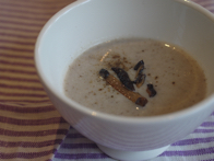 椎茸とごぼうのポタージュスープ